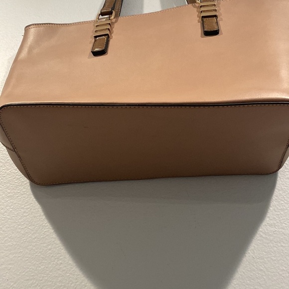 Mathew & Julian Medium Tote Shoulder Faux Leather Neutral Bag - Picture 3 of 12